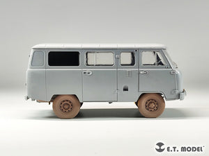 ET Model P35-115 Fourgon militaire russe UAZ 3909 Roues affaissées Pour ZVEZDA 3644 1/35 – image 10