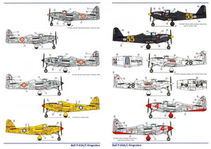 Dora Wings 14401 BELL P-63A P-63C KINGCOBRA Fighter DOUBLE KIT 1/144 – immagine 7