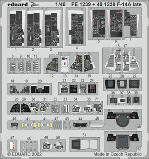 Eduard BIG49318 F-14A late TAMIYA 1/48 – immagine 9