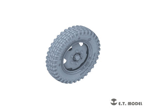 E.T. Model P35-169 WWII German 3t 4x2 Cargo Truck Sagged Wheels 1/35 – imagen 3