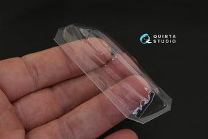 Quinta Studio QC48014 MiG-25 correction vacuformed clear canopy (for ICM kit) 1/48 – imagen 2
