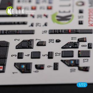 KELIK K72120 Mirage 2000D interior 3D decals forModelSvit kit 1/72 – Bild 4
