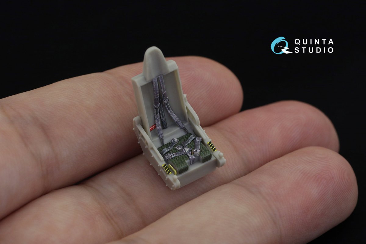 Quinta Studio QD48219 F-5E 3D-Printed &amp;amp; coloured Interior on decal paper (AFV club) 1/48 – immagine 9