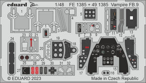 Eduard 491385 Vampire FB.9 Airfix 1/48 – image 2