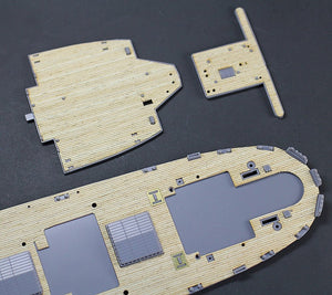 Hasegawa QG51 (72151) NYK Line Hikawa Maru Wooden Deck 1/350 – immagine 4