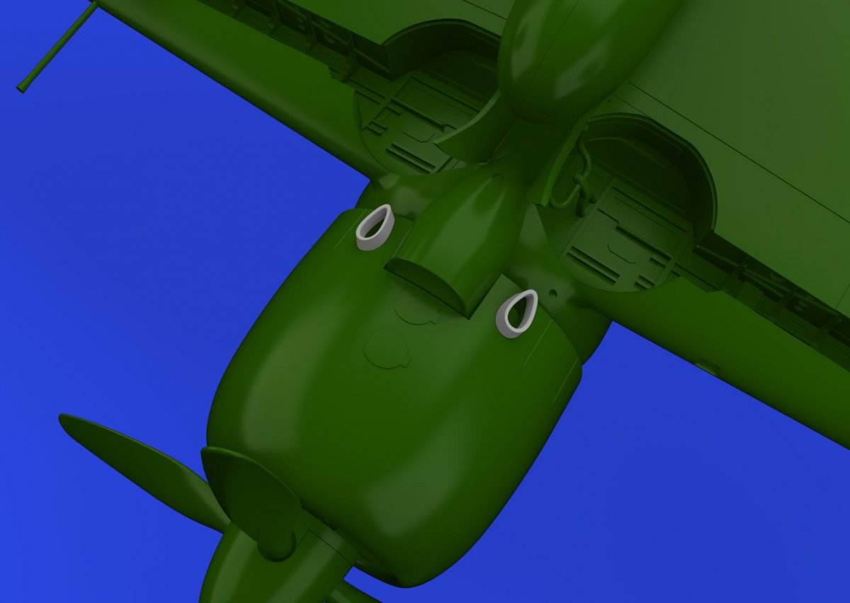 Eduard 648801 A6M3 exhausts PRINT EDUARD 1/48
