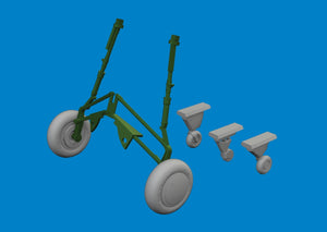 Roues Eduard 6481089 F4F-4 (première version) ACADEMY 1/48