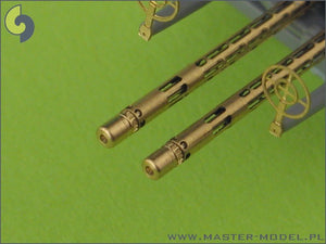 Master AM-32-026 German aircraft machine gun MG 81and MG 81Z - turned barrels and etched sights (2pcs) 1/32 – immagine 3