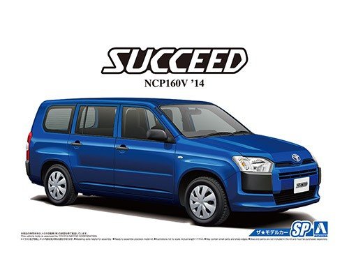 Aoshima 05144 TOYOTA NCP160V Succeed '14 1/24