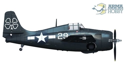 Arma Hobby 70033 FM-2 Grumman Wildcat 1/72 – immagine 3