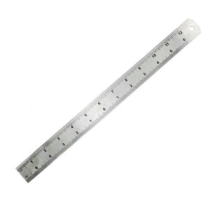 Modelcraft PRU3012 Scale Steel Rule 12” (1/12th and 1/24th scale)
