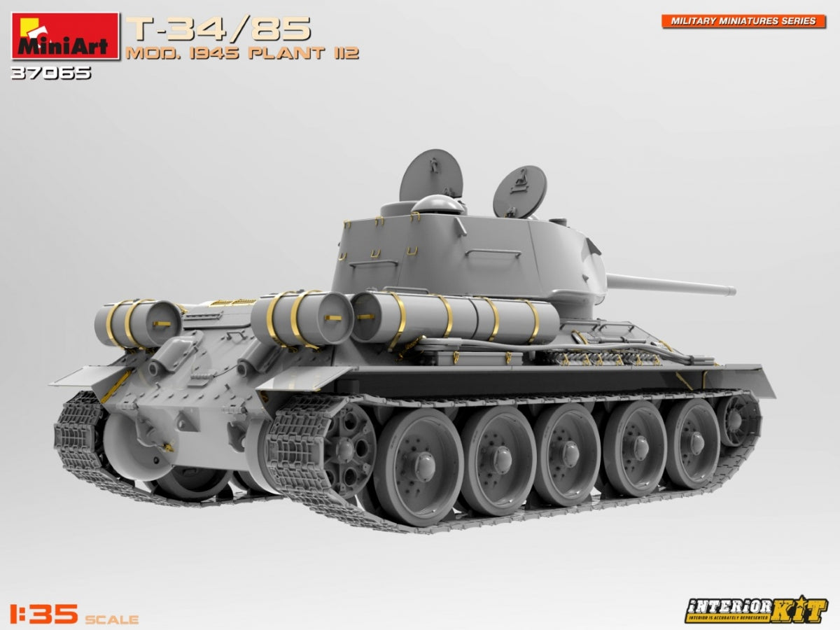 MiniArt 37065 T-34/85 MOD. 1945. PLANT 112. INTERIOR KIT 1/35 – immagine 5