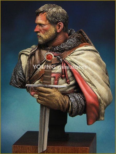 Young Miniatures YH1837 TEMPLAR KNIGHT 1/10 – imagen 4