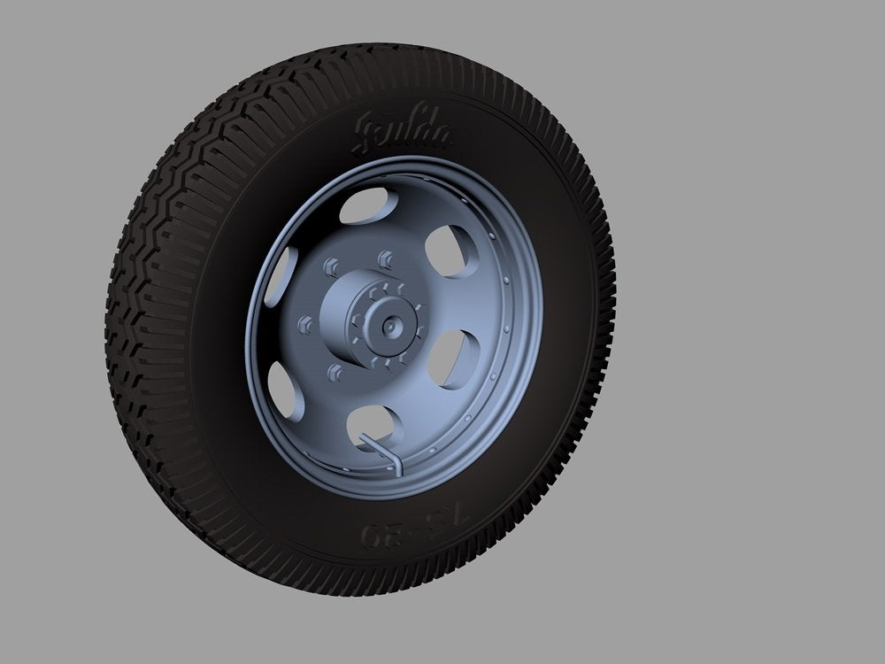 Panzer Art RE35-406 Steyr 1500 road wheels (commercial pattern) 1/35 – Bild 2