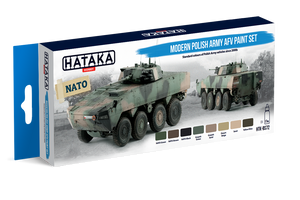 Hataka HTK-BS72 Modern Polish Army AFV paint set (6x17ml) – immagine 3