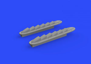 Eduard 648315 Typhoon Mk. I exhaust stacks w/ fairing EDUARD, HASEGAWA 1/48 – immagine 2