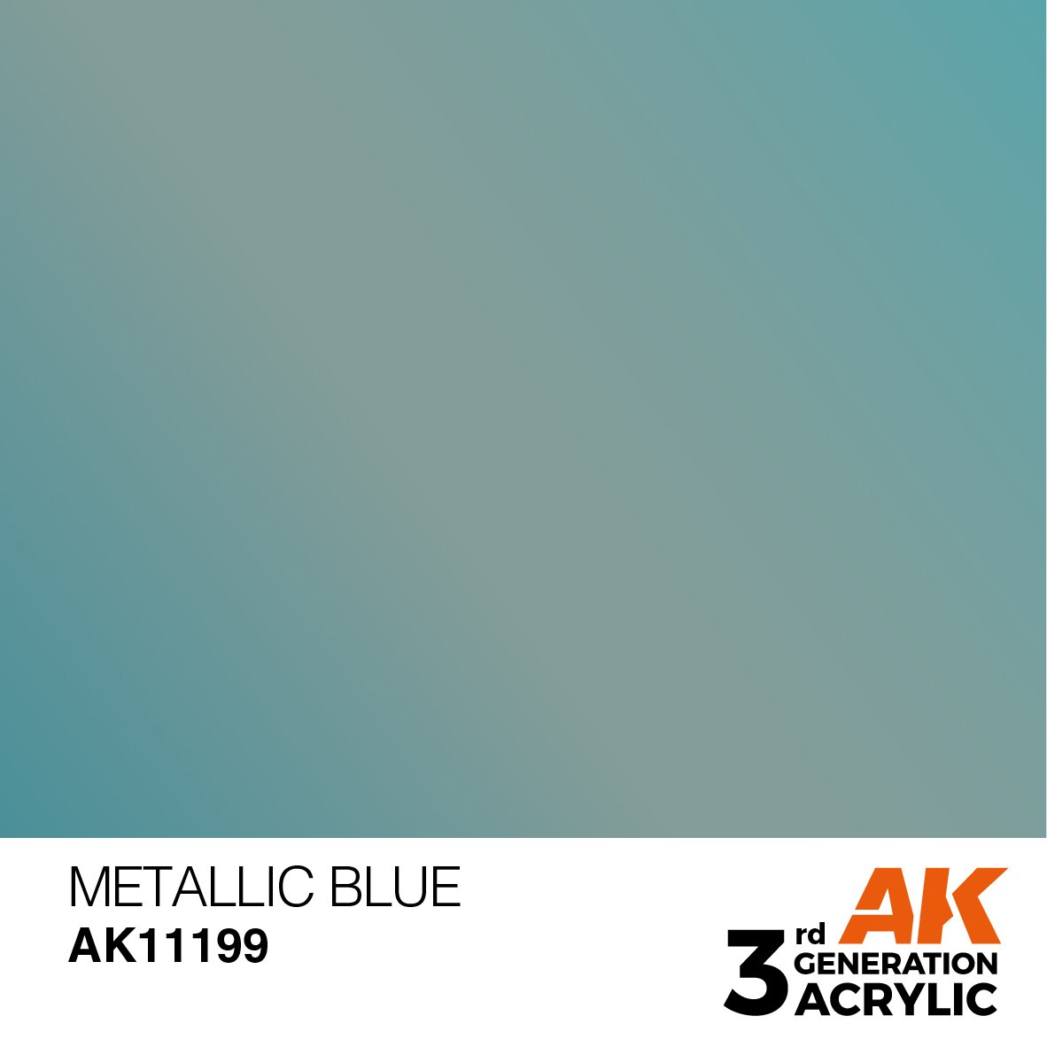 AK Interactive AK11199 BLEU MÉTALLISÉ – 17 ml
