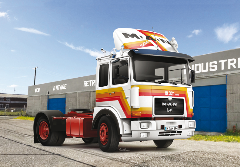 Italeri 3946 MAN F8 19.321 4x2 1/24