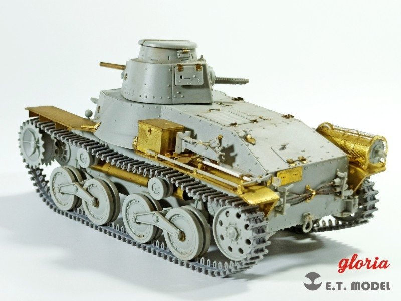 E.T. Model P35-015 IJA Type 95 “Ha-Go”Light Tank Workable Track (3D Printed) 1/35 – immagine 7