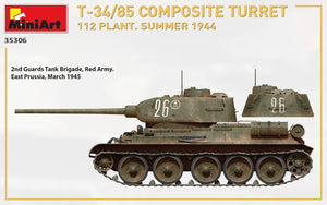 TOURELLE COMPOSITE MiniArt 35306 T-34/85. 112 USINE. ÉTÉ 1944 1/35 – image 8