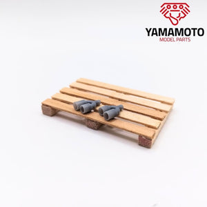 Yamamoto YMPTUN99 Dual Muffler tip Type 1 1/24 – immagine 2