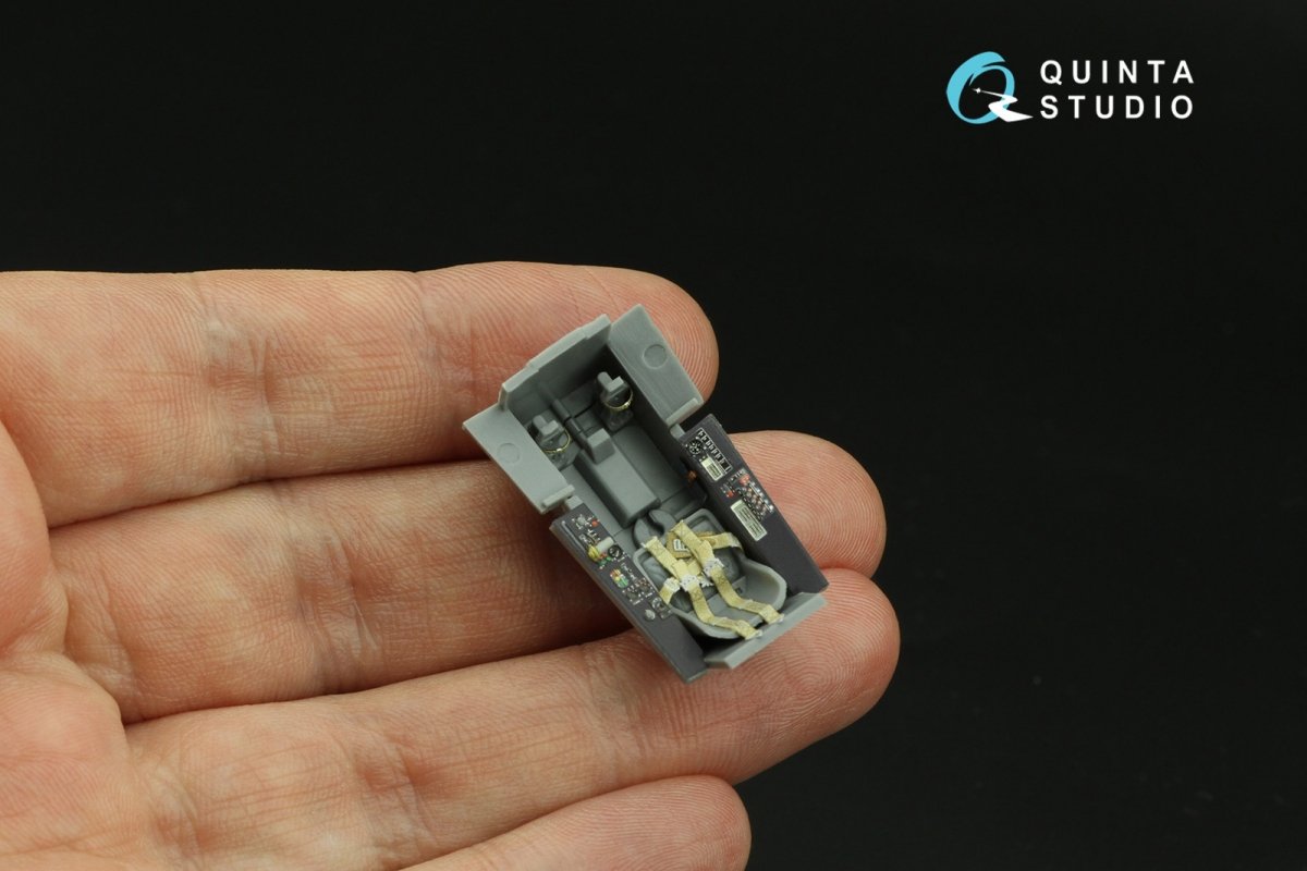 Quinta Studio QD48269 Fw 190A-8 3D-Printed &amp;amp; coloured Interior on decal paper (Tamiya) 1/48 – immagine 7