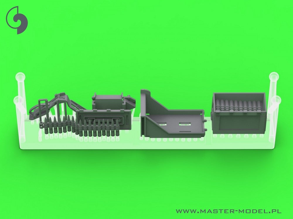 Master GM-35-073 Browning M2HB .50 cal (12,7mm) - do montażu na pierścieniu M49 (karetka D40721 / kołyska D40733 / skrzynka D40731 lub D90078) 1/35 – zdjęcie 16