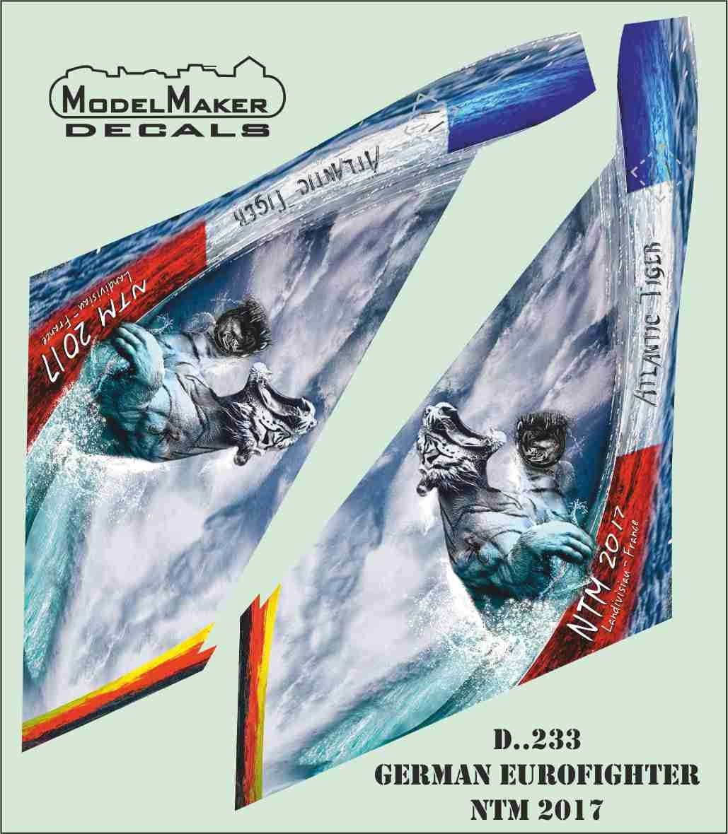 ModelMaker Decals D48233 German Eurofighter NATO Tiger Meet 2017 1/48 – immagine 3