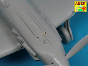 Armement Aber A48114 pour chasseur soviétique MIG-3 : 2 mitrailleuses 7,62 ShKAS ; 1 mitrailleuse UBS de 12,7 mm ; tube de Pitot (1/48) – image 8