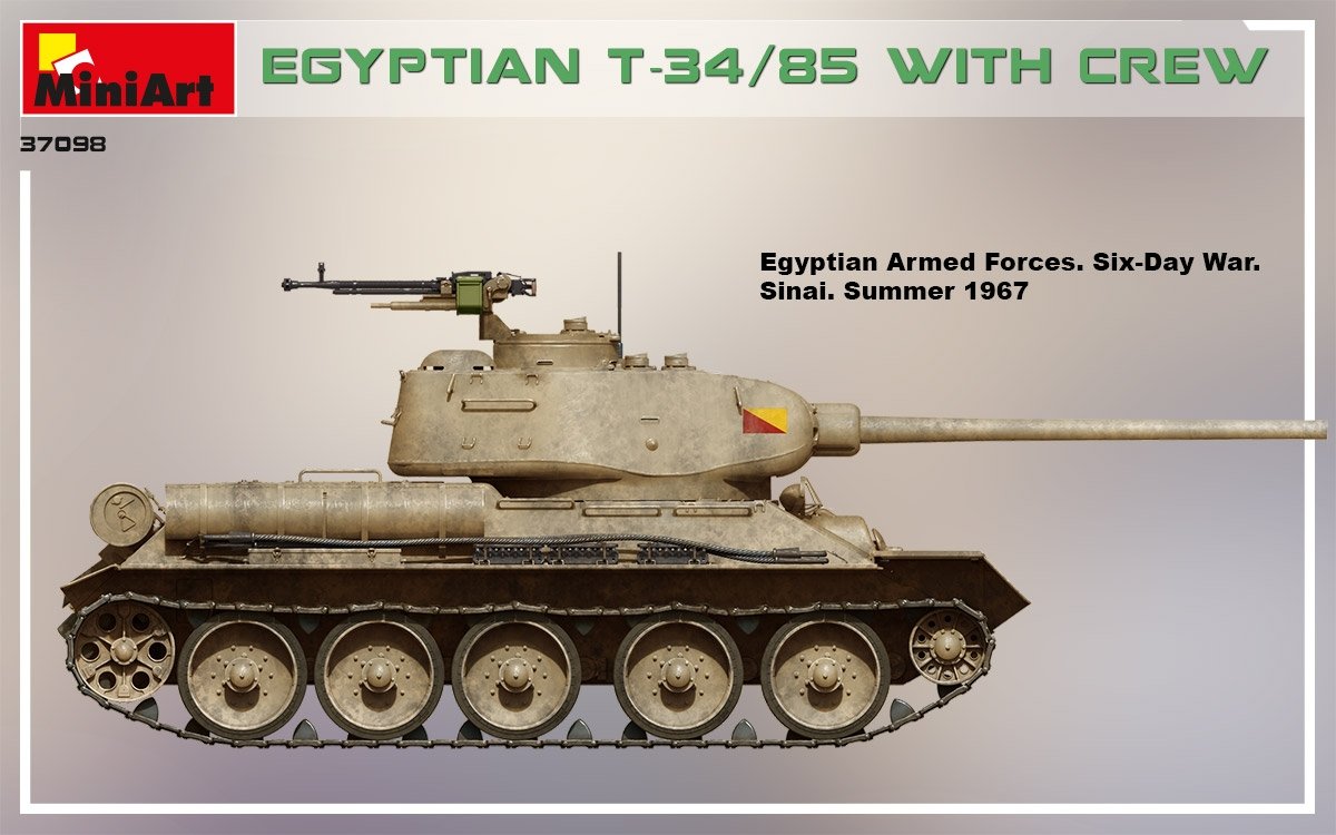 MiniArt 37098 Egyptian T-34/85 1/35 – image 4