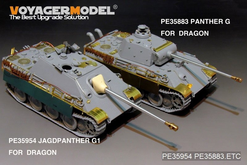 Voyager Model PE35954 WWII Jagdpanther G1 Version For DRAGON 6458/6494/6393/6758 1/35 – Bild 17