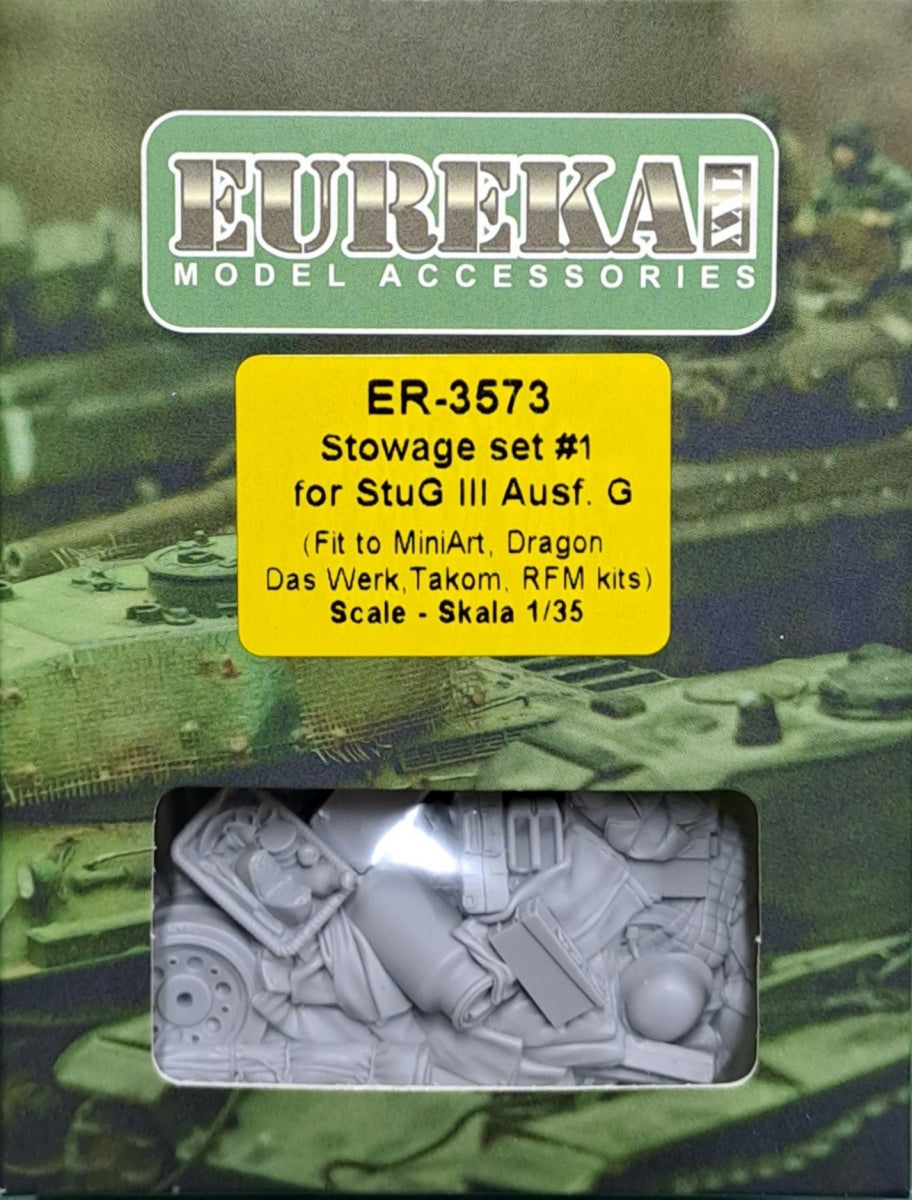 Eureka XXL ER-3573 Stowage Set for Sturmgeschütz III Ausf.G (Das Werk, Dragon, MiniArt, RFM, Takom) 1/35 – Bild 2