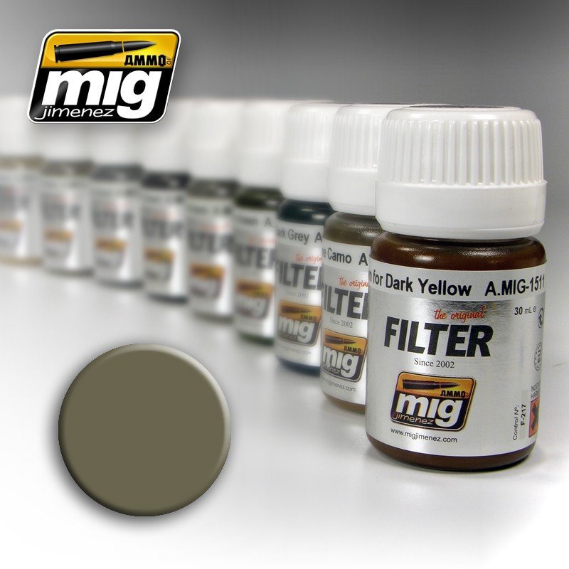 Munitions Mig Jimenez 1507 TAN pour jaune-vert 35 ml