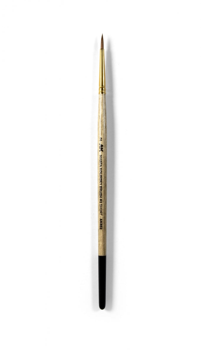 AK Interactive AK852 MARTA KOLINSKY BRUSH #2 SHORT – imagen 4