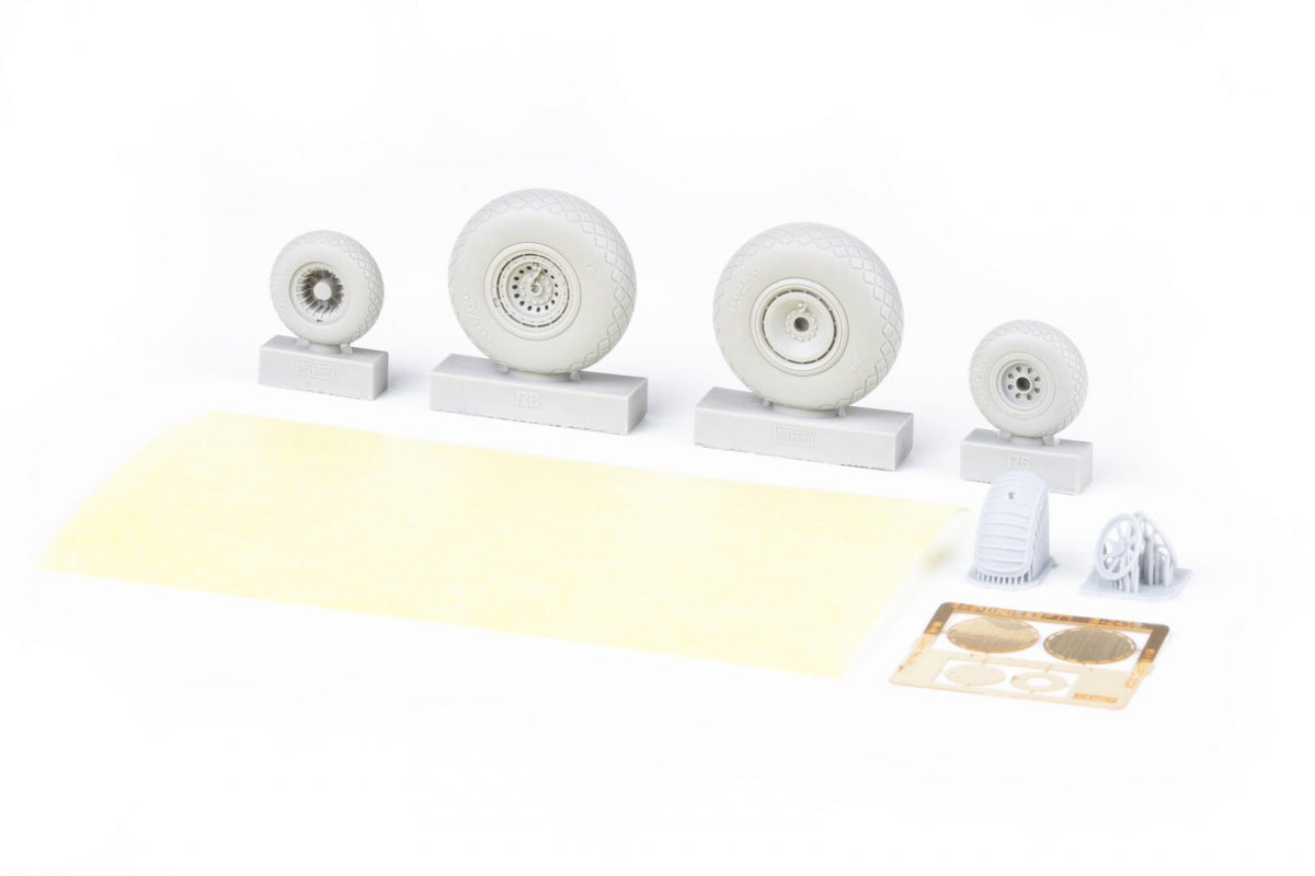 Eduard 6481113 B-24D wheels HOBBY BOSS 1/48 – Bild 4
