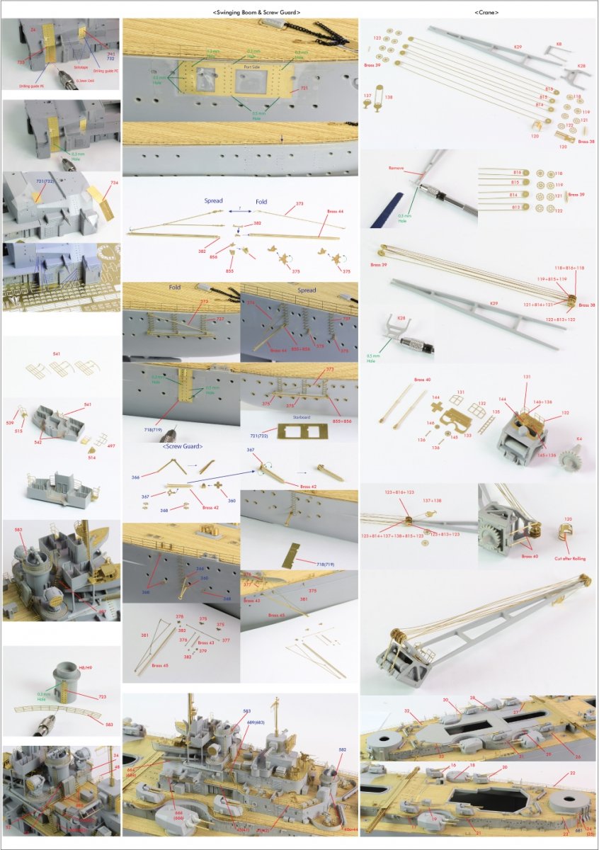 Pontos 22001F2 BISMARCK 1941 Detail Up Set Basic Ver.2 1/200 – immagine 20
