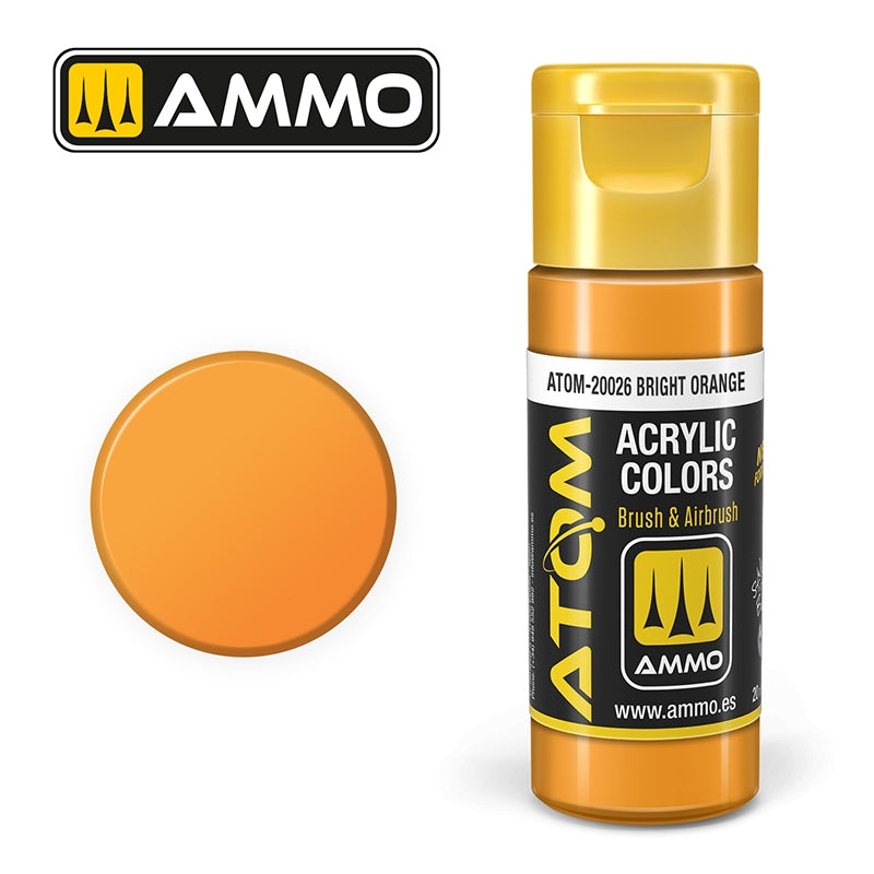 Ampoil Mig Jimenez 20026 ATOM COLOR Orange vif 20 ml