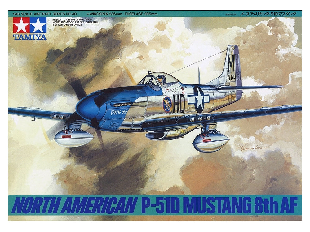 Tamiya 61040 North American P-51D Mustang 8th AF 1/48 – immagine 2