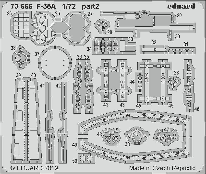 Eduard 73666 F-35A 1/72 ACADEMY – Bild 2