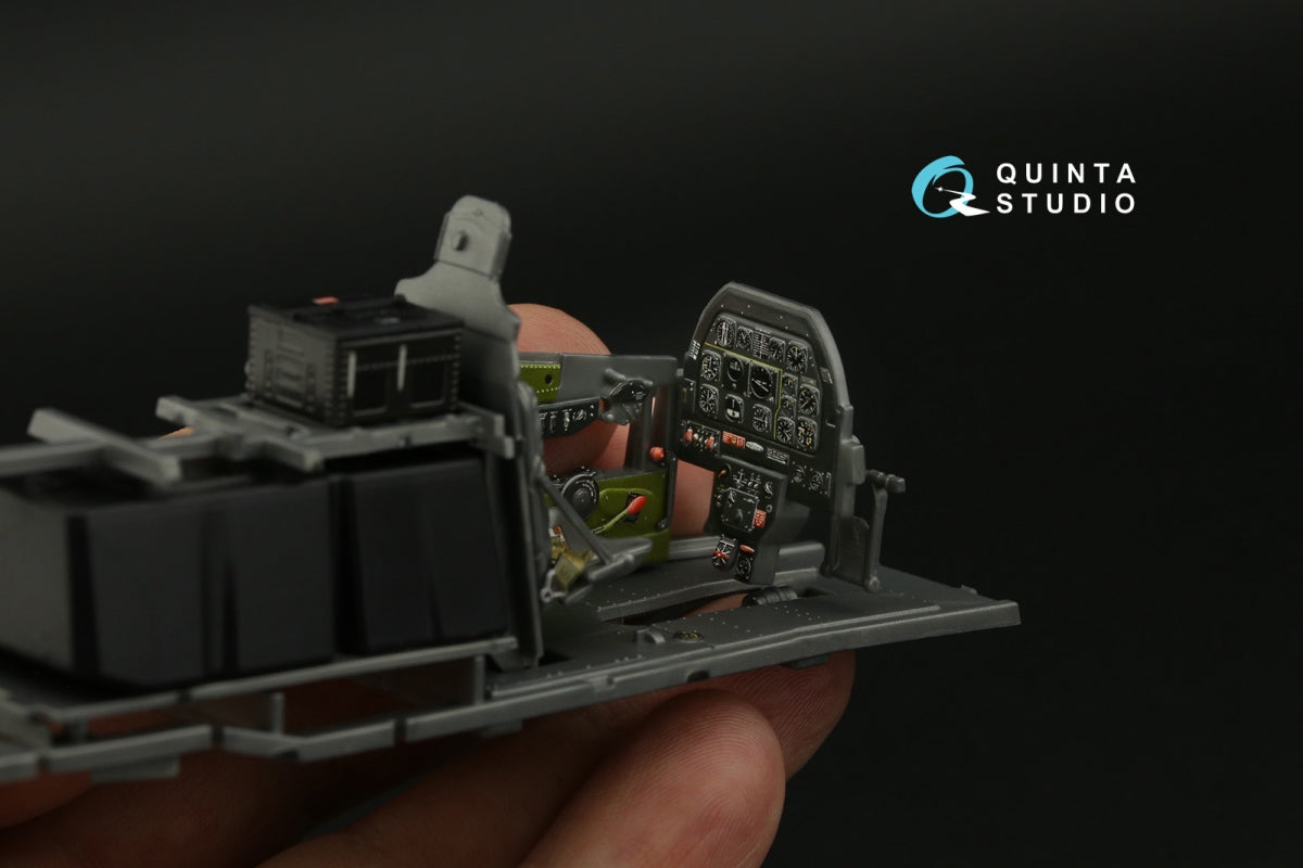 Quinta Studio QD32145 P-51D Mustang 3D-Printed &amp;amp; coloured Interior on decal paper (Zoukei-Mura SWS) 1/32 – immagine 8
