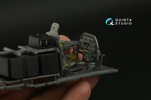 Quinta Studio QD32145 P-51D Mustang 3D-Printed &amp;amp; coloured Interior on decal paper (Zoukei-Mura SWS) 1/32 – immagine 8