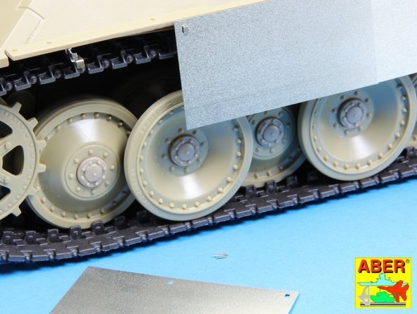 Aber 25011 Side skirts for Panther G/Jagdpanther 1/25 – immagine 5