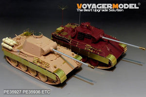 Voyager Model PE35936 WWII German Panther D w/&amp;quot;Stadtgas&amp;quot; Fuel Tanks Basic For MENG TS-038 1/35 – immagine 18