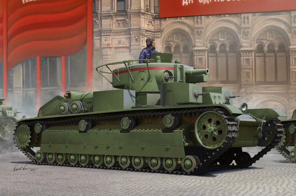 Hobby Boss 83851 Char moyen soviétique T-28 (première version) (1/35)