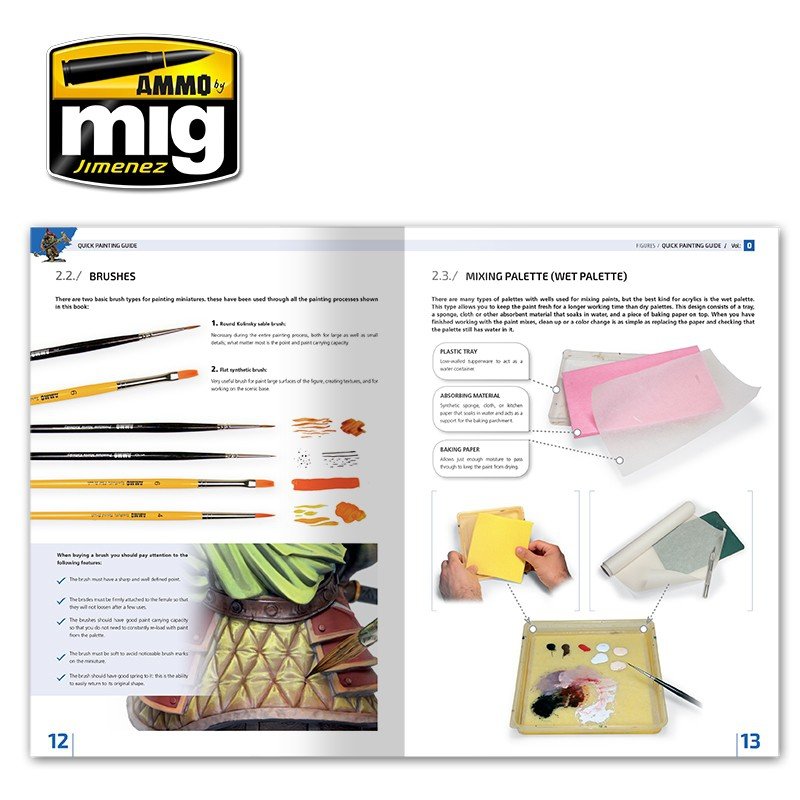 Ammo of Mig Jimenez 6220 ENCYCLOPEDIA OF FIGURES MODELLING TECHNIQUES VOL. 0 - QUICK GUIDE FOR PAINTING (English) – Bild 4