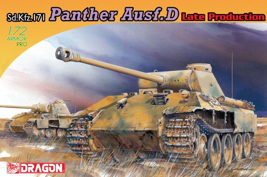 Dragon 7506 Panther Ausf.D Production tardive (1/72)