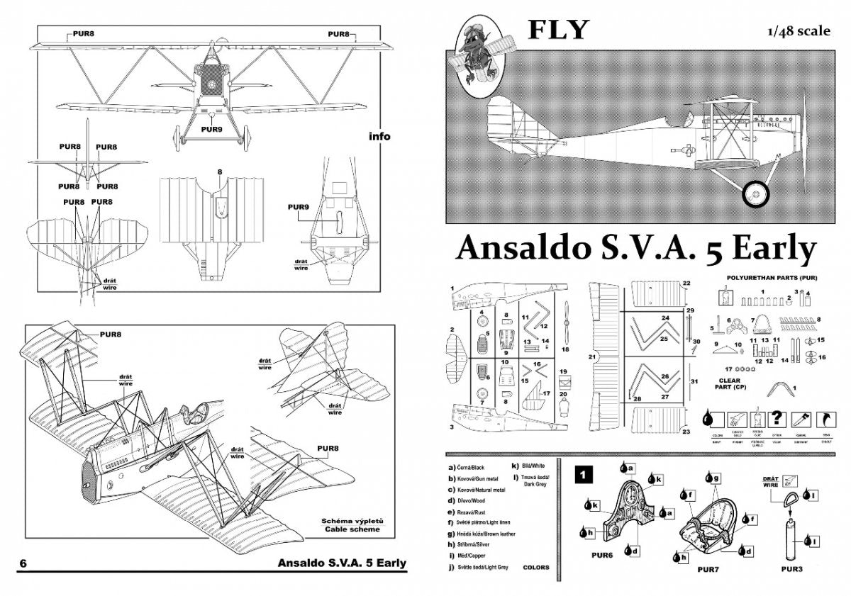 Fly 48018 Ansaldo S.V.A.5 International 1/48 – immagine 6