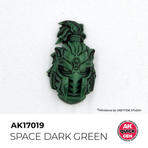 AK Interactive AK17019 SPACE DARK GREEN – QUICK GEN COLOR 18ml