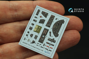 Quinta Studio QD48367 F4U-1A 3D-Printed &amp;amp; coloured Interior on decal paper (Magic Factory) 1/48 – zdjęcie 3