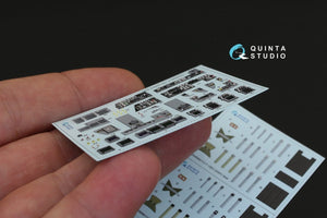 Quinta Studio QD48090 F-15E 3D-Printed &amp;amp; coloured Interior on decal paper (for GWH kit) 1/48 – immagine 4